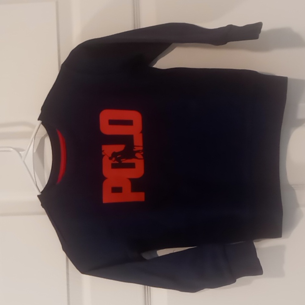 Ralph Lauren Big Pony Logo Double-Knit Sweatshirt New with Tags Size 4